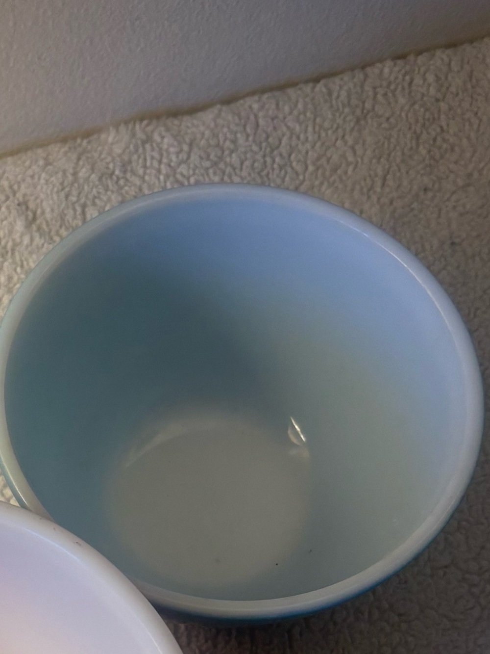 Pyrex 401 1 1/2 PT Mixing Bowl Primary Blue - Picture 5 of 6